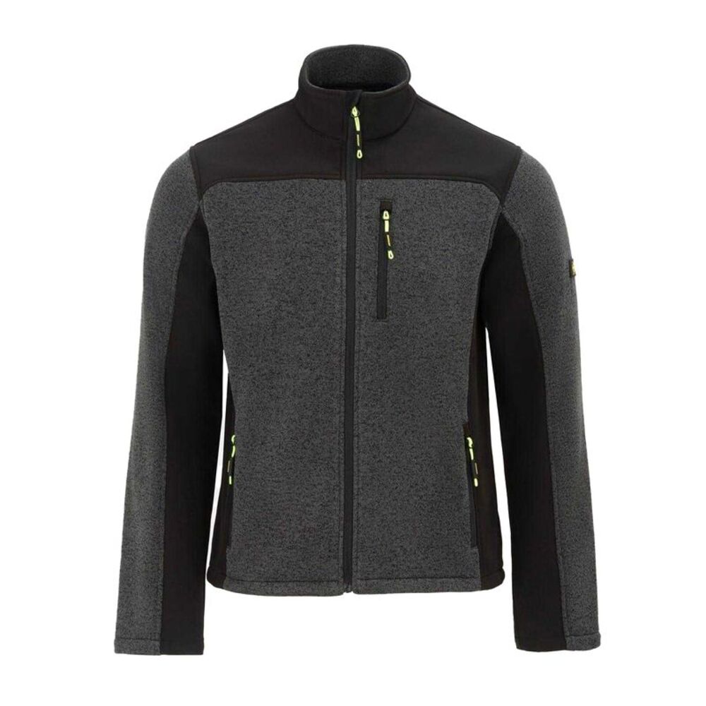 Dunlop Mens On Site Fleece Jacket / Black/Gray